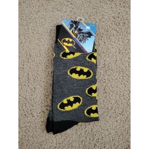 DC Comics Batman Logo Crew Socks (Bioworld)